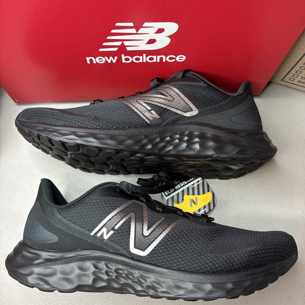 New Balance Fresh Foam Arishi v4 Slip-Resistant Shoes Size 10 Black MARISSB4